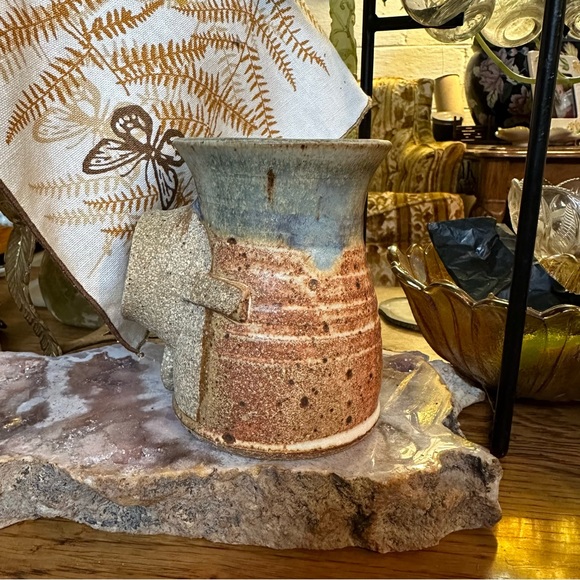 Vintage handcrafted mug snorkeling ugly face mug - Picture 4 of 7